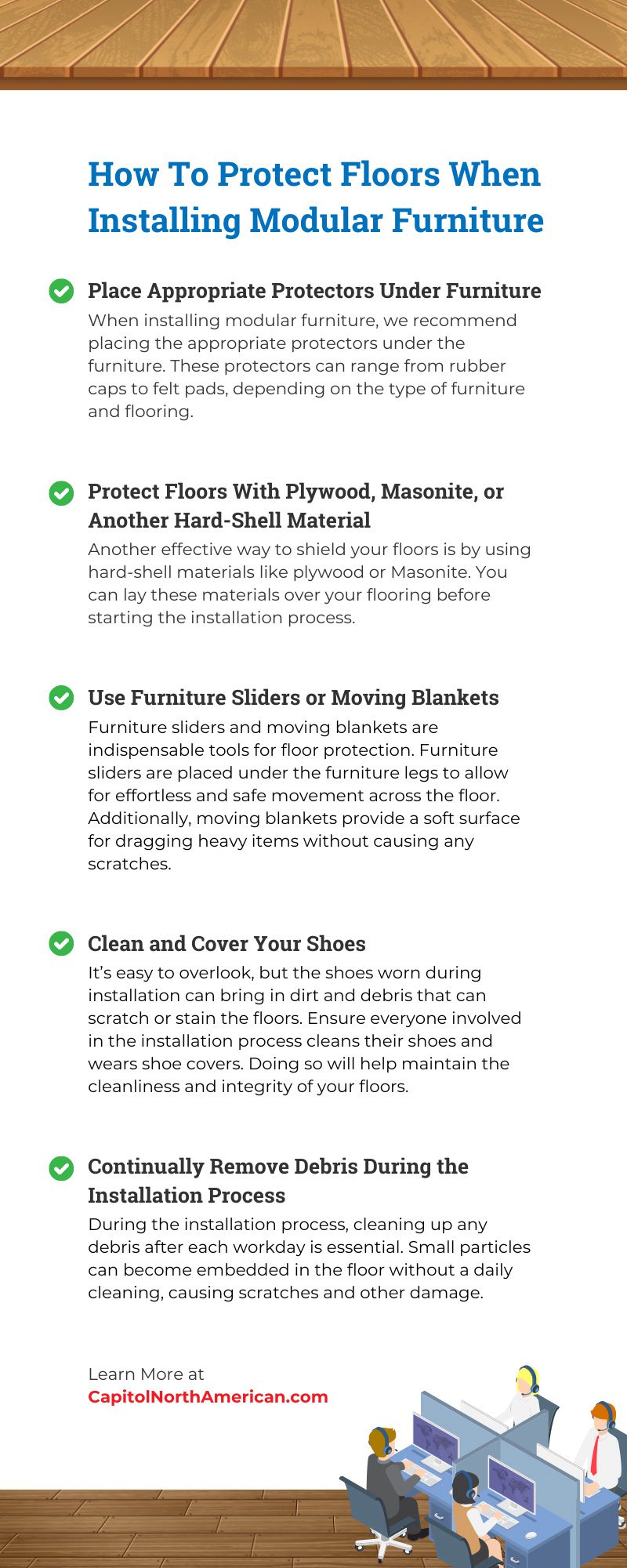 How To Protect Floors When Installing Modular Furniture